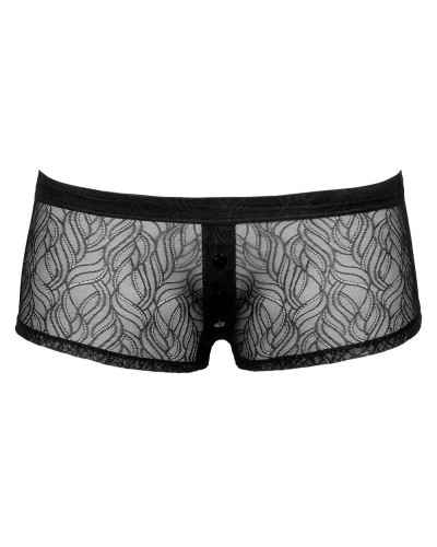 Boxer avec boutons Tunio Noir  Couleur principale:Noir