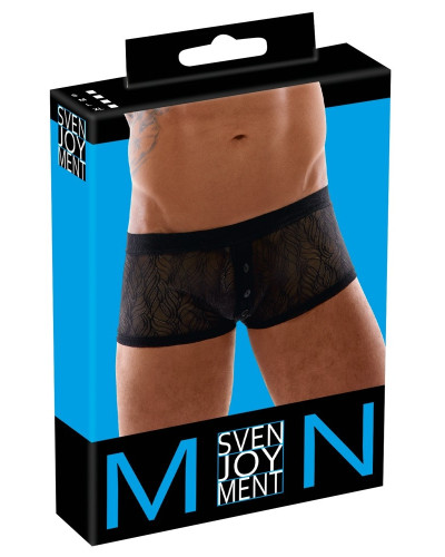 Boxer avec boutons Tunio Noir  Couleur principale:Noir