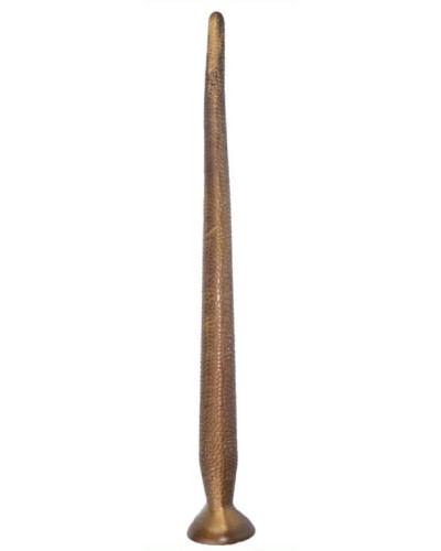 Gode long monster Slang 55 x 4cm Doré 