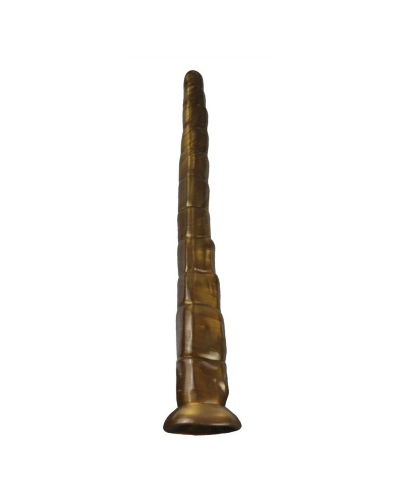 Gode long Monster RattleSnake 45 x 5.5cm Doré 