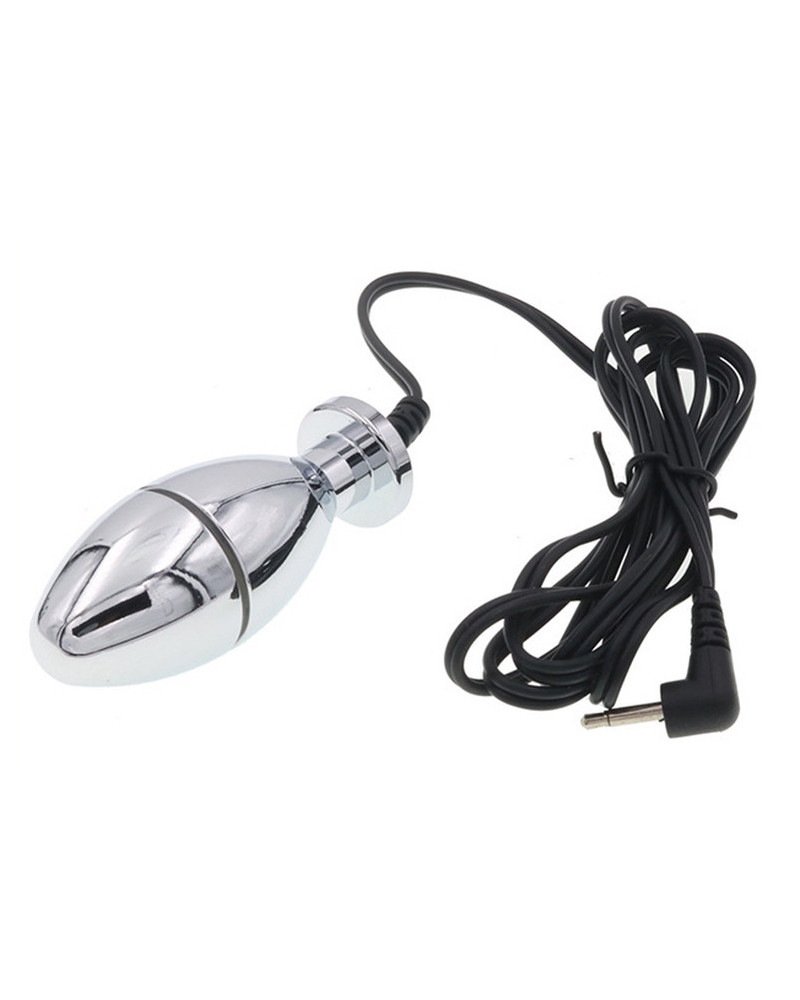 Plug Électro Bipolar Silver 7 x 2.5cm 