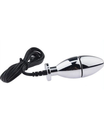 Plug Électro Bipolar Silver 7 x 2.5cm 