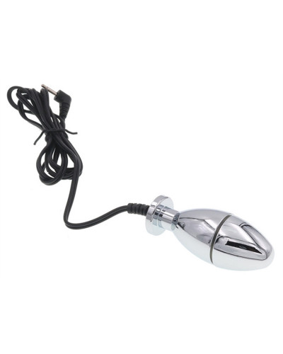 Plug Électro Bipolar Silver 7 x 2.5cm 