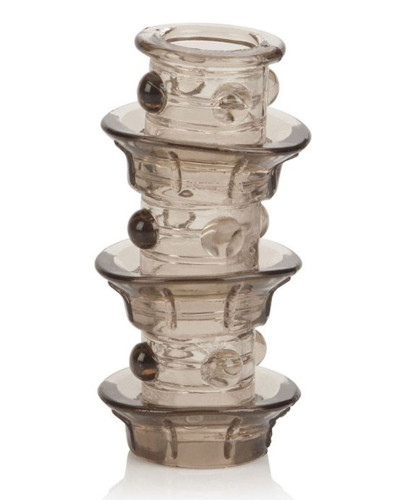 Étui pénien texturé Triple Stacker 8cm 