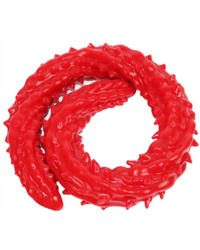 Gode long Barded 60 x 4cm Rouge 