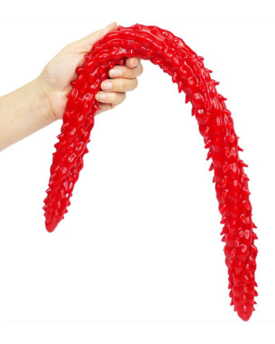 Gode long Barded 60 x 4cm Rouge 