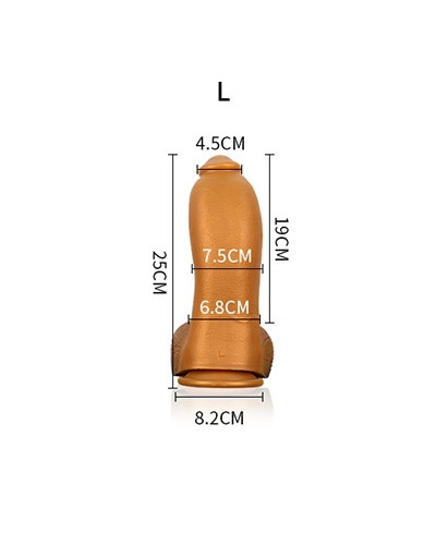 Gode silicone Ashika L 19 x 7.5cm 