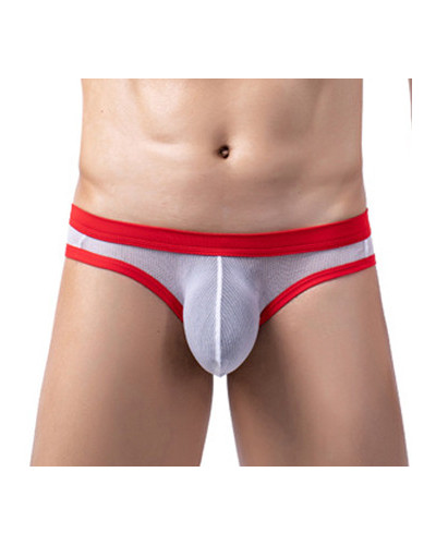 Slip Clipo Blanc-Rouge  Couleur principale:Blanc Couleur secondaire:Rouge