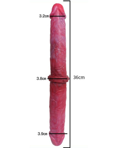 Double gode Duo Real 36 x 4.3cm 