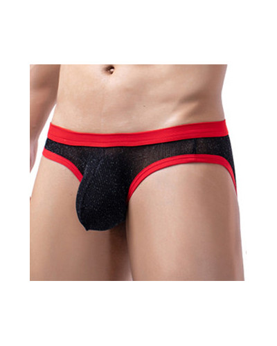 Slip Clipo Noir-Rouge  Couleur principale:Noir Couleur secondaire:Rouge