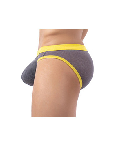 Slip Clipo Gris-jaune  Couleur principale:Gris Couleur secondaire:Jaune