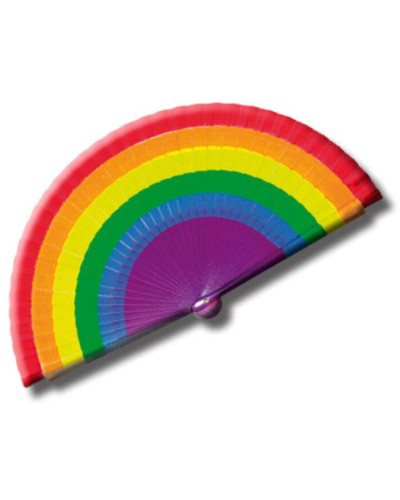 Éventail Rainbow 23cm 
