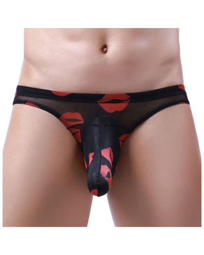 Slip Trompe Kiss Lips Noir  Couleur principale:Noir
