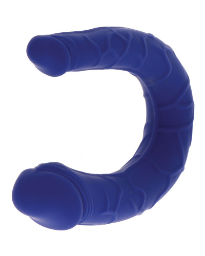 Mini Double gode U-Shape 11 x 3.1cm Bleu 