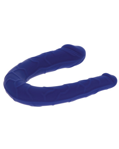Mini Double gode U-Shape 11 x 3.1cm Bleu 