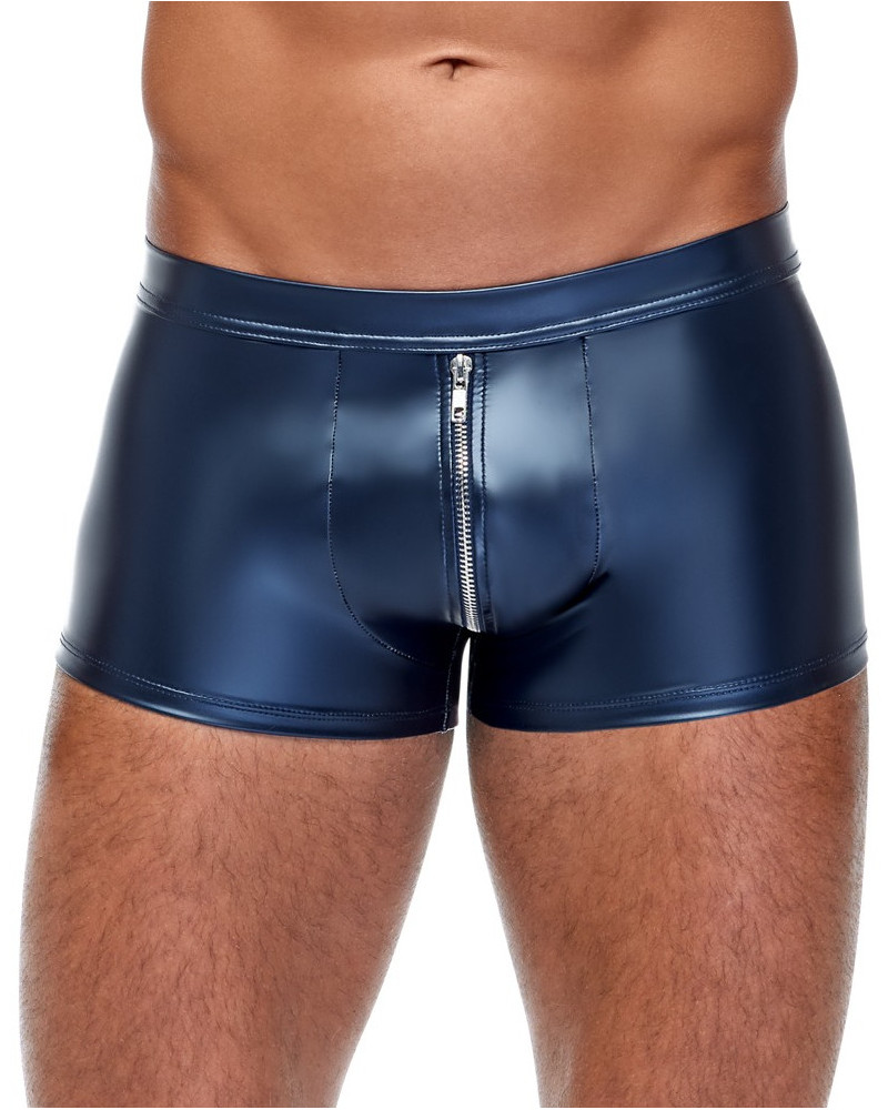 Boxer avec zip Andio Bleu métallisé  Couleur principale:Bleu