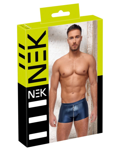 Boxer avec zip Andio Bleu métallisé  Couleur principale:Bleu