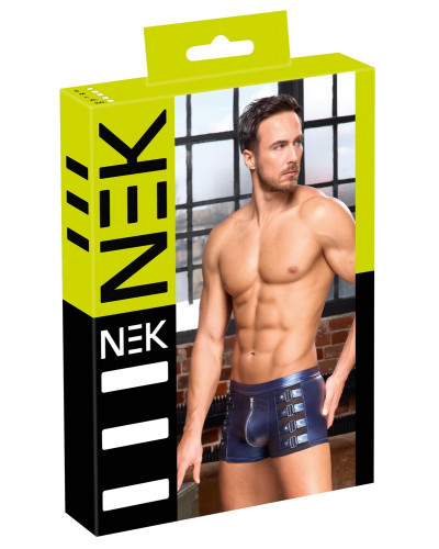 Boxer avec zip Eclino Bleu métallisé  Couleur principale:Bleu