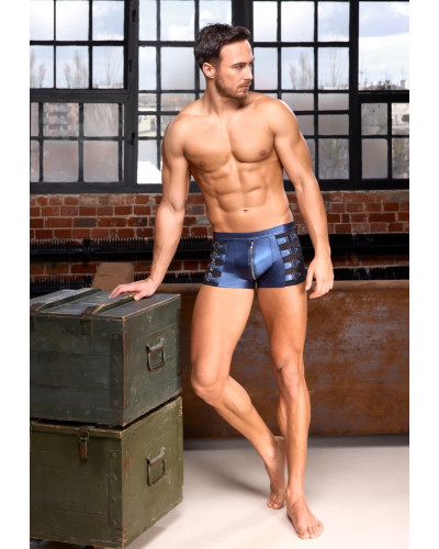 Boxer avec zip Eclino Bleu métallisé  Couleur principale:Bleu