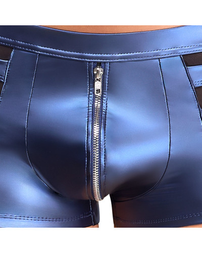 Boxer avec zip Eclino Bleu métallisé  Couleur principale:Bleu
