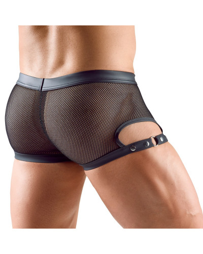Boxer avec Pressions Tudeo Noir  Couleur principale:Noir
