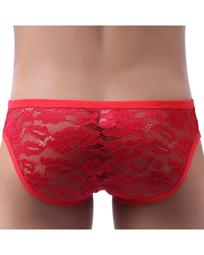 Slip en dentelle Floom Rouge  Couleur principale:Rouge