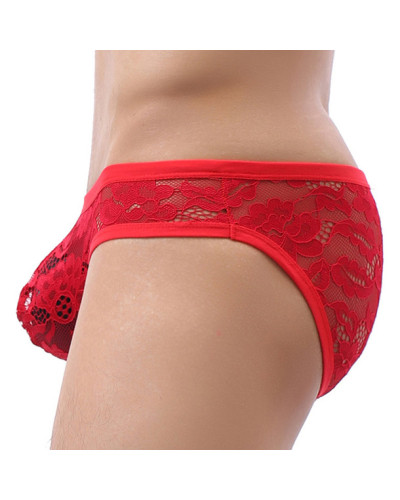 Slip en dentelle Floom Rouge  Couleur principale:Rouge