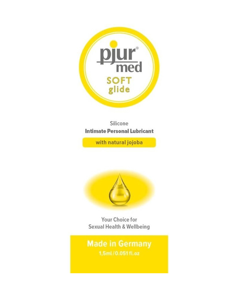 Dosette Lubrifiant Silicone Soft Glide Pjur 1.5ml 