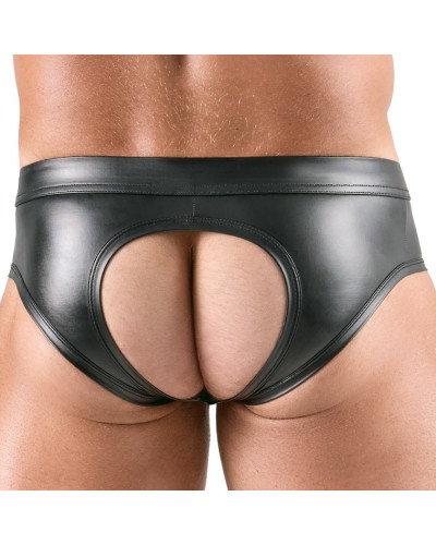 Slip sexy ouvert Maten Noir  Couleur principale:Noir
