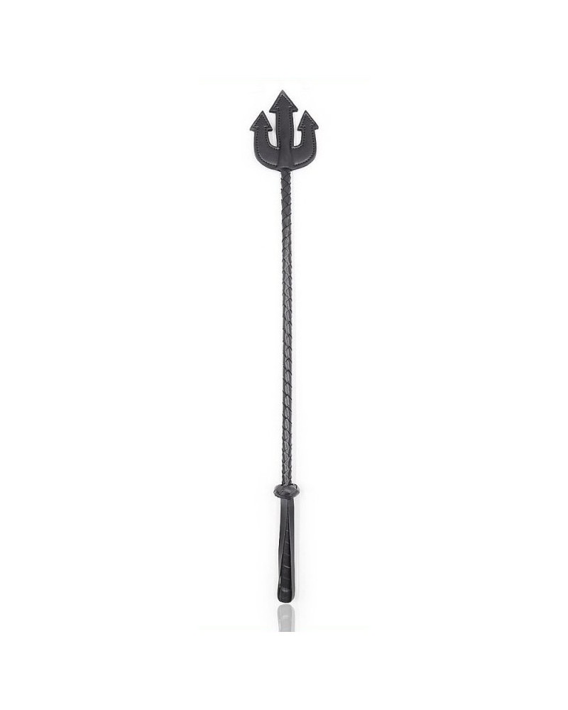 Cravache Trident 65cm Noire 