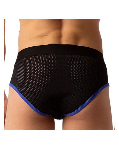 Slip Sicile Noir-Bleu  Couleur principale:Noir Couleur secondaire:Bleu