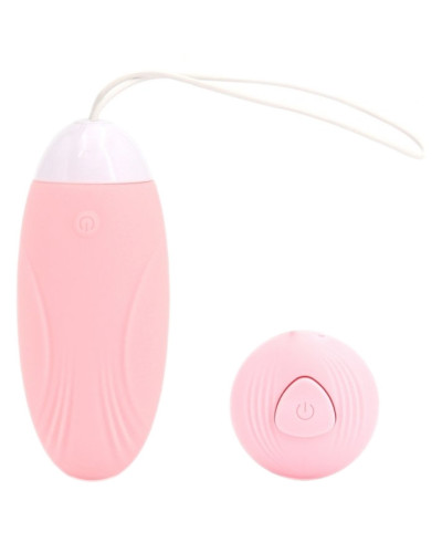 Oeuf vibrant Beth 8 x 3.2cm Rose 