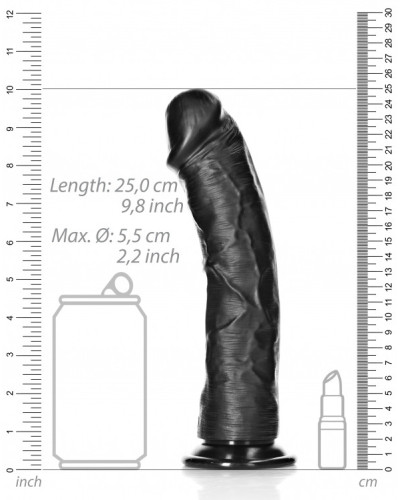 Gode Curved Strong 23 x 5.5cm Noir 