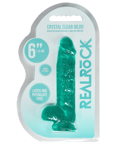 Gode Crystal Clear 12 x 3cm Vert 