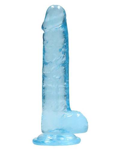 Gode Crystal Clear 14 x 3.5cm Bleu 