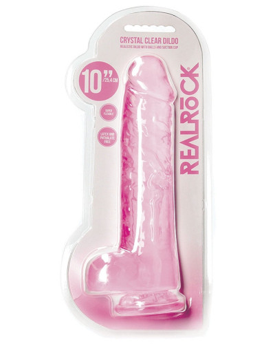 Gode Crystal Clear 21 x 5.5cm Rose 