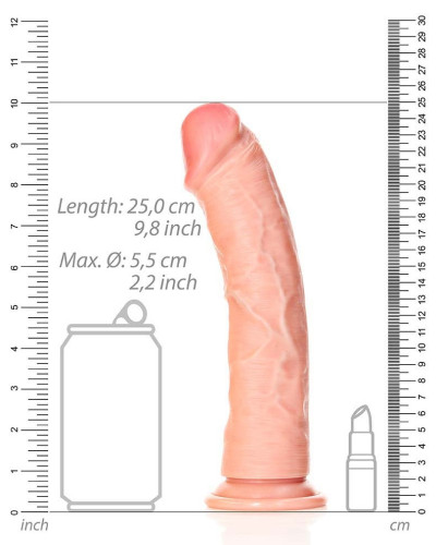 Gode réaliste Curved Strong 23 x 5.5cm 