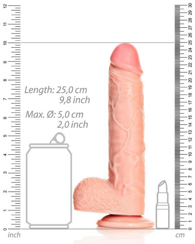 Gode réaliste Straight Strong 19 x 5cm 