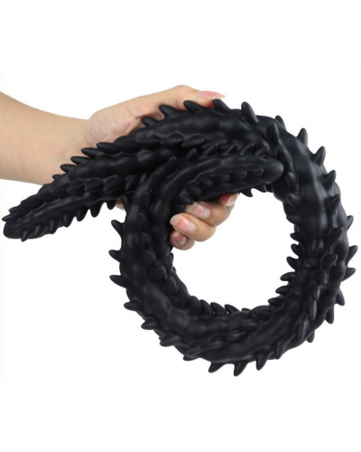 Double Gode Scolop L 60 x 5cm Noir 