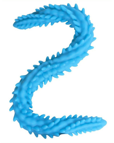 Double Gode Scolop L 60 x 5cm Bleu 
