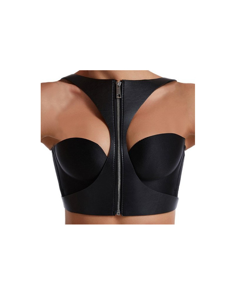 Corset SM Vinyle Noir 