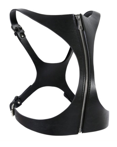 Corset SM Vinyle Noir 