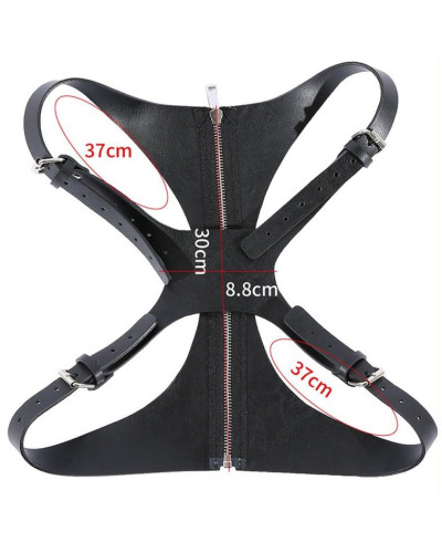 Corset SM Vinyle Noir 
