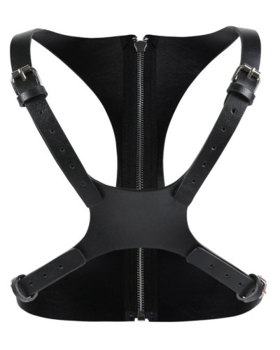 Corset SM Vinyle Noir 
