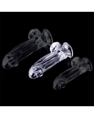 Gode transparent Kolk M 14 x 4.5cm 