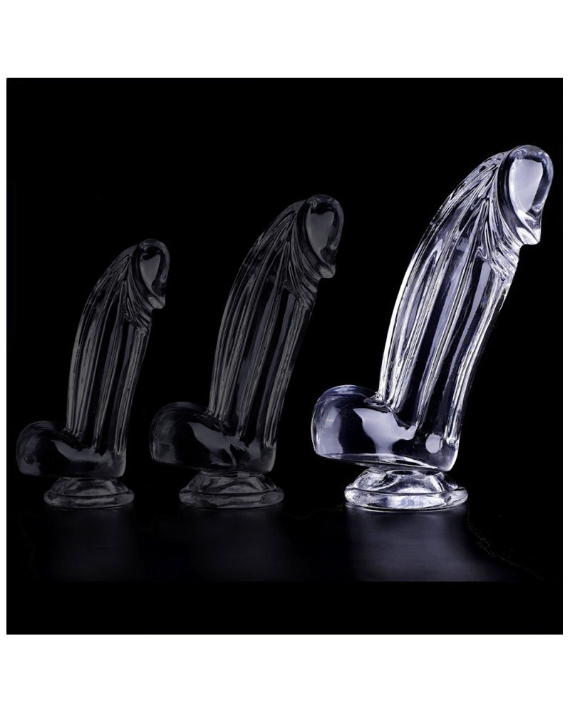 Gode transparent Kolk L 16 x 5.5cm 