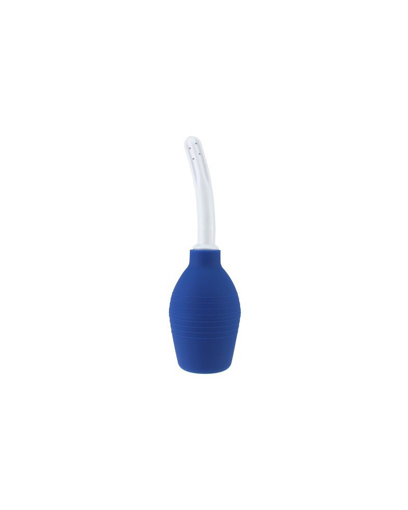 Poire de lavement Douche Anale Bleue 2 - Insertion 12 x 2cm 