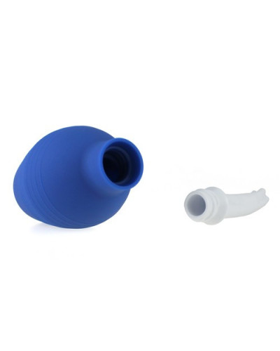 Poire de lavement Douche Anale Bleue 2 - Insertion 12 x 2cm 