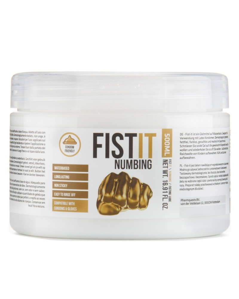 Lubrifiant Fist It Numbing Eau 500 ml  