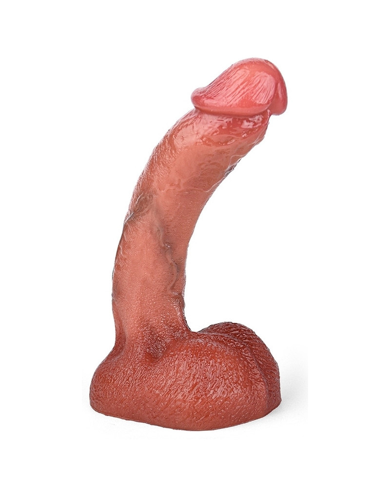 Gode Curved Balls 16 x 3.5cm Marron 